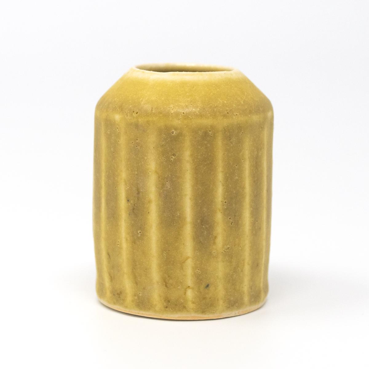 aya ogawa yellow bud vase