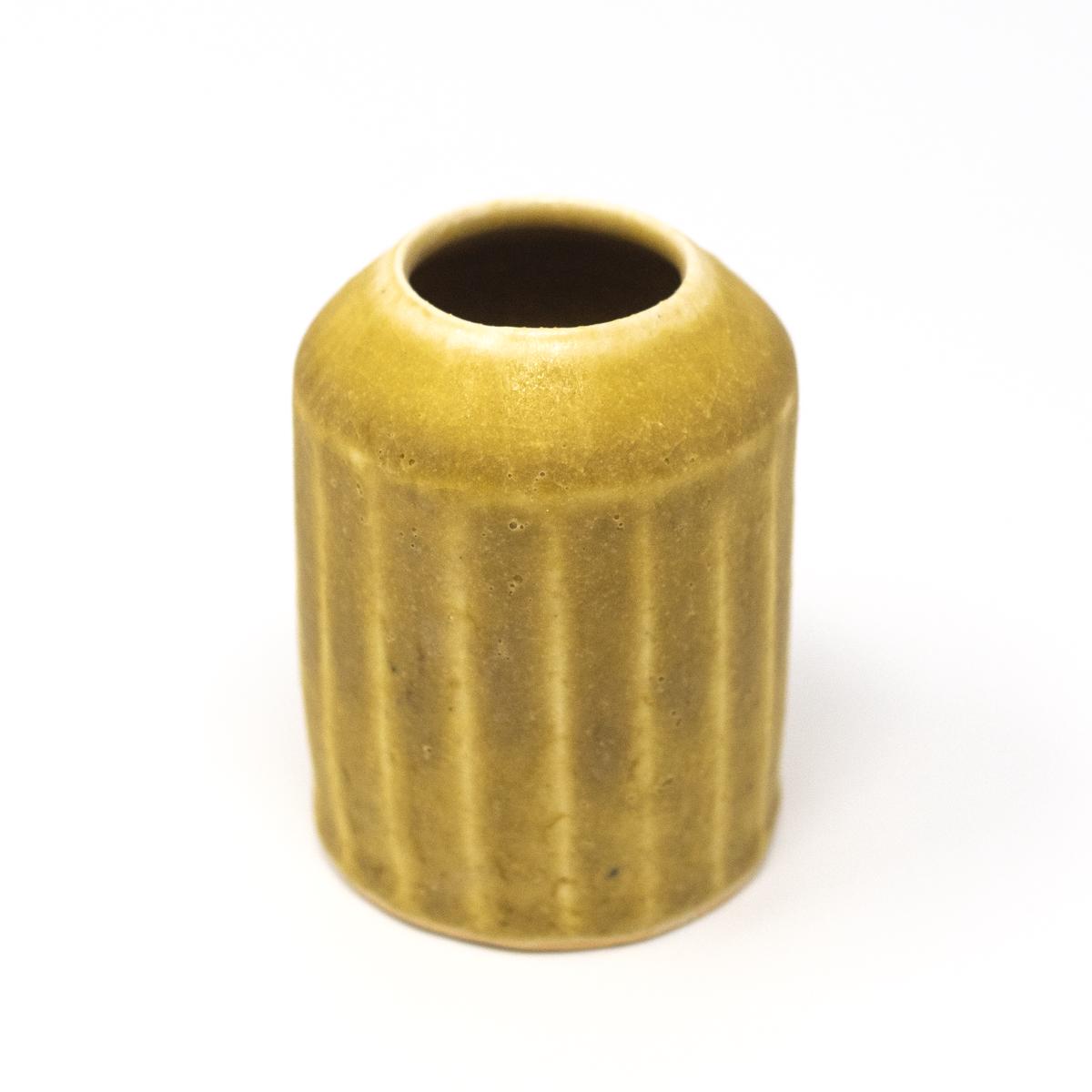 aya ogawa yellow bud vase top
