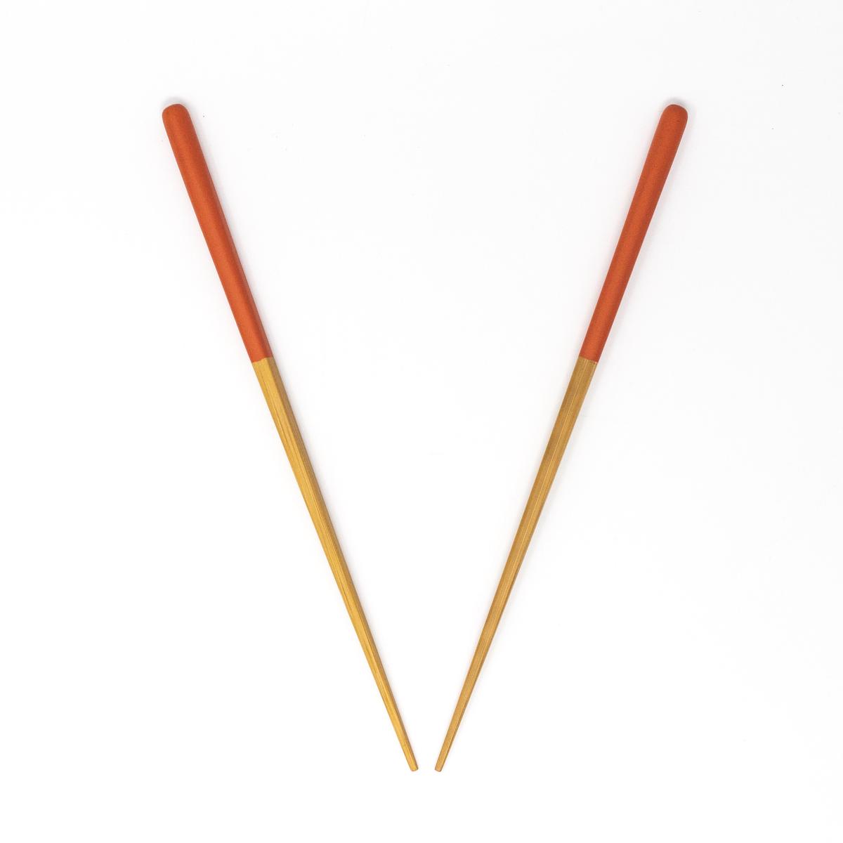 morihata chopsticks orange top flat