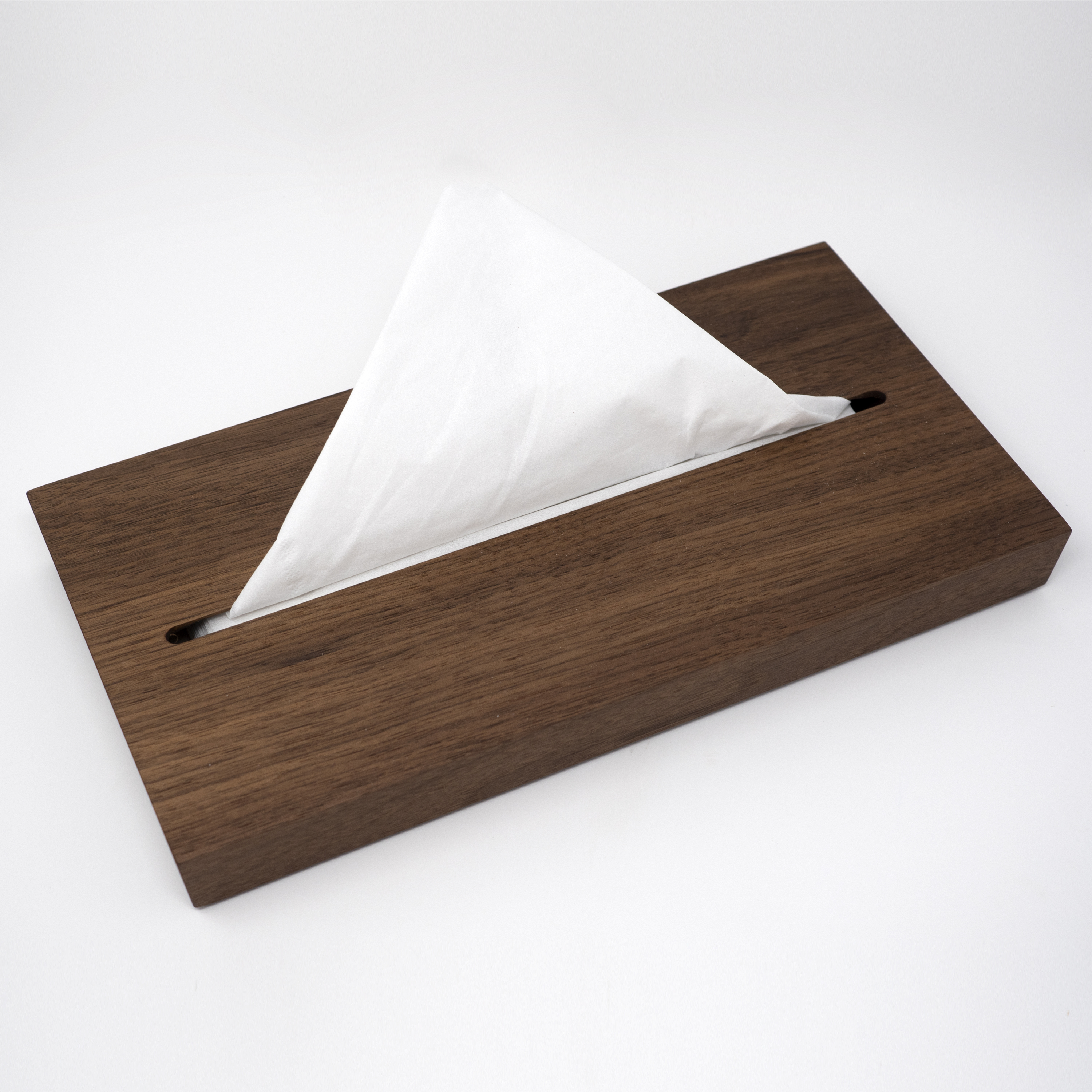 Image of Walnut Tissue Box