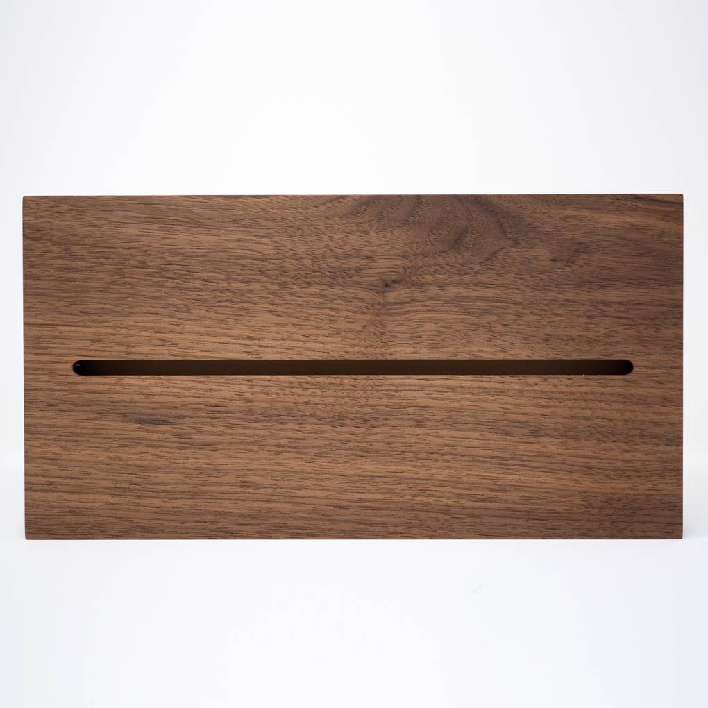 Image of Walnut Tissue Box