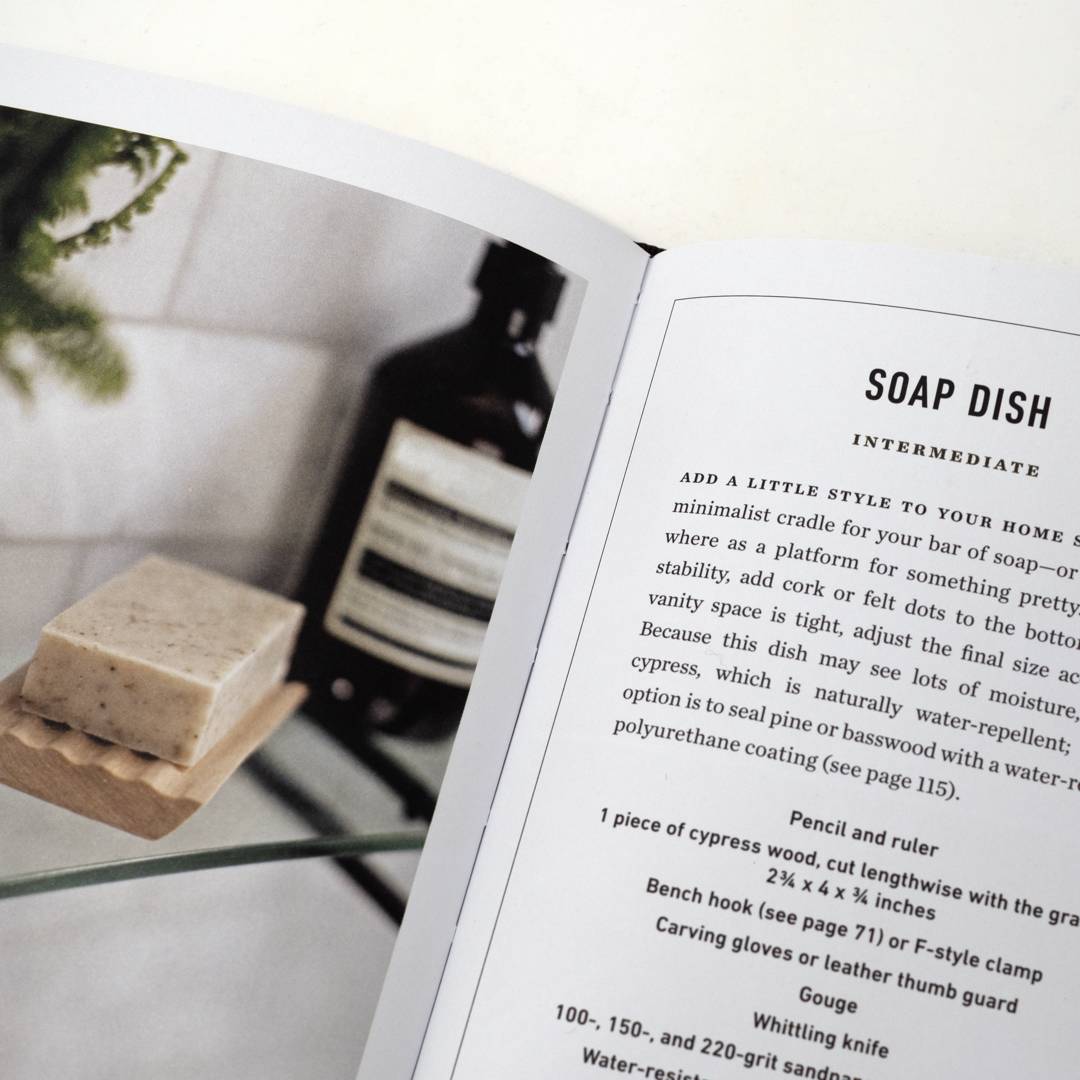 carve book soap dish