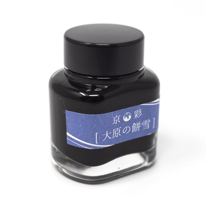 notable blue ink side