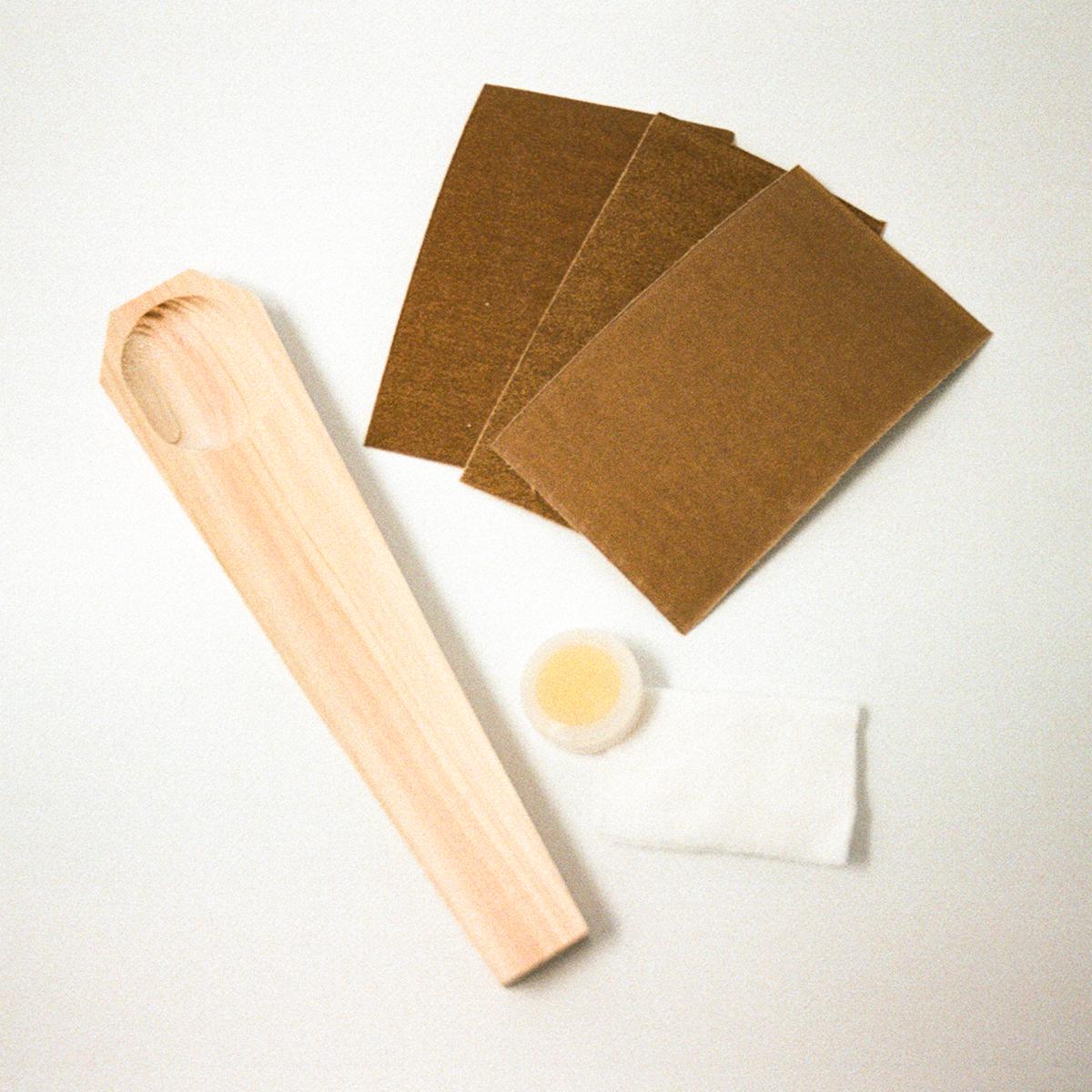 spoon making kit top open