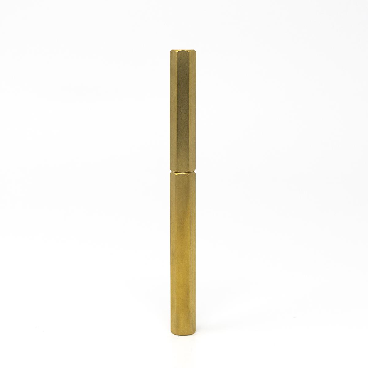 notable y studio brass fountain pen