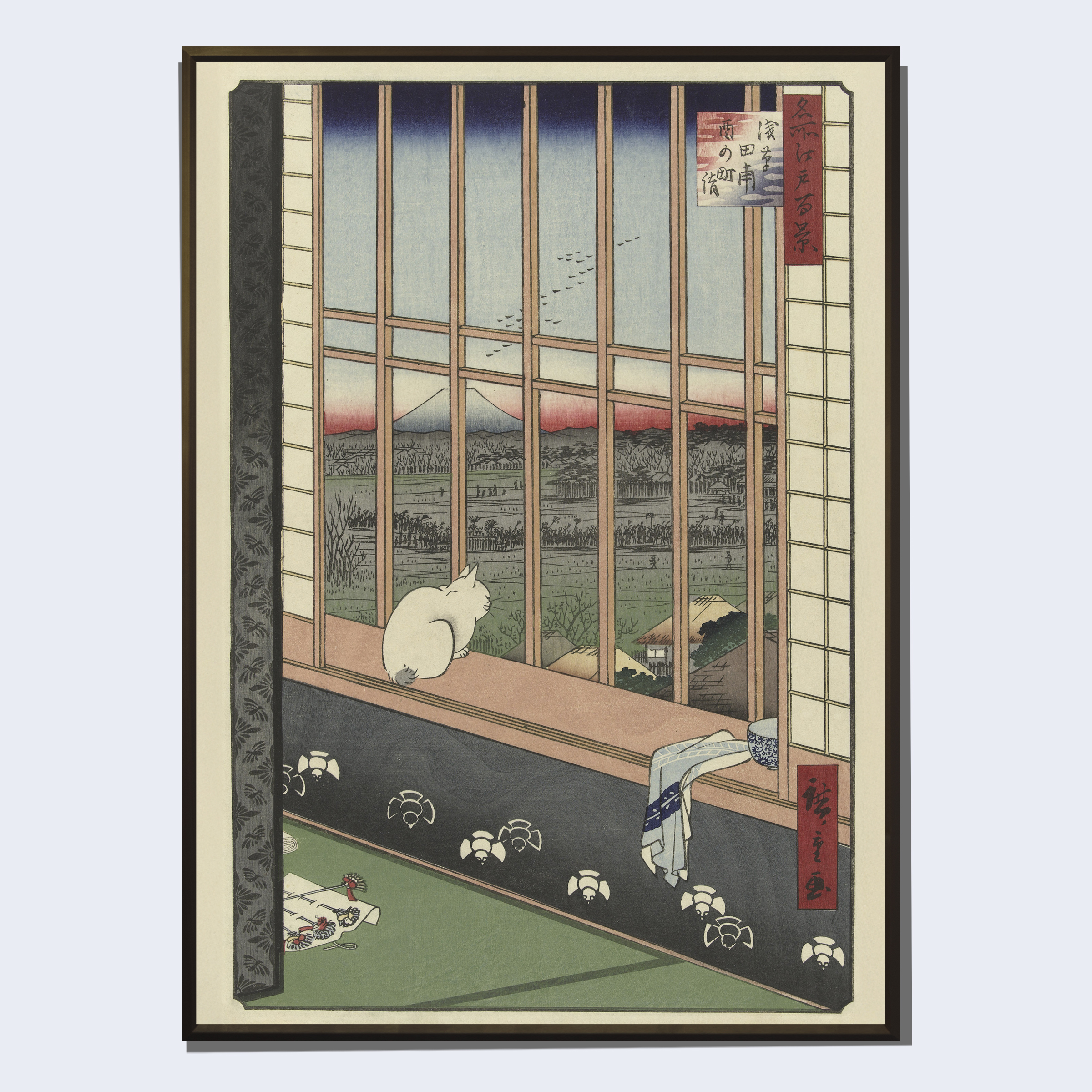 Image of Cat at the Window A2 Print