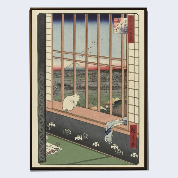 Image of Cat at the Window A2 Print