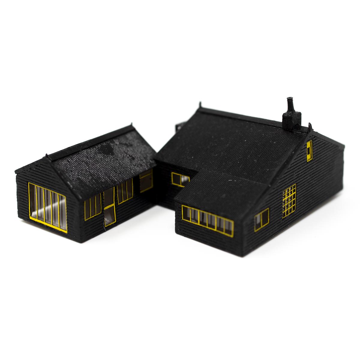 postcard models derek jarman cottage side