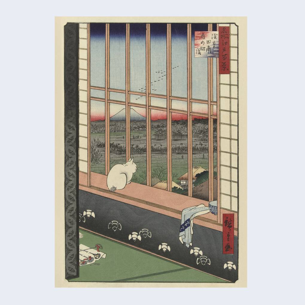Image of Cat at the Window A2 Print