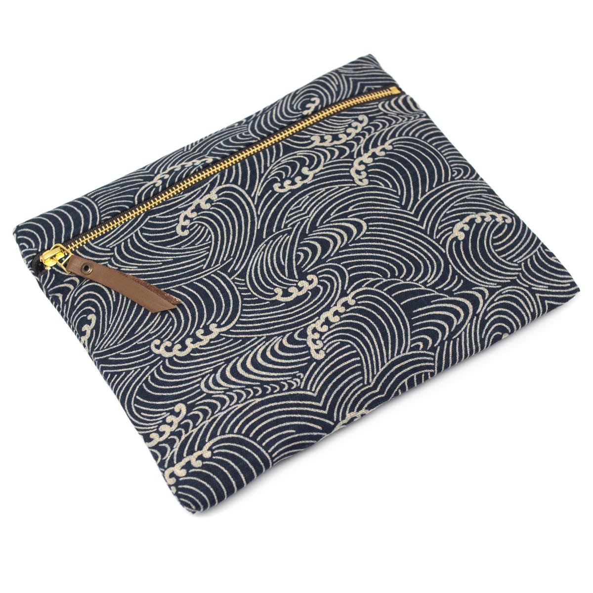 Kiriko made wave purse large angle