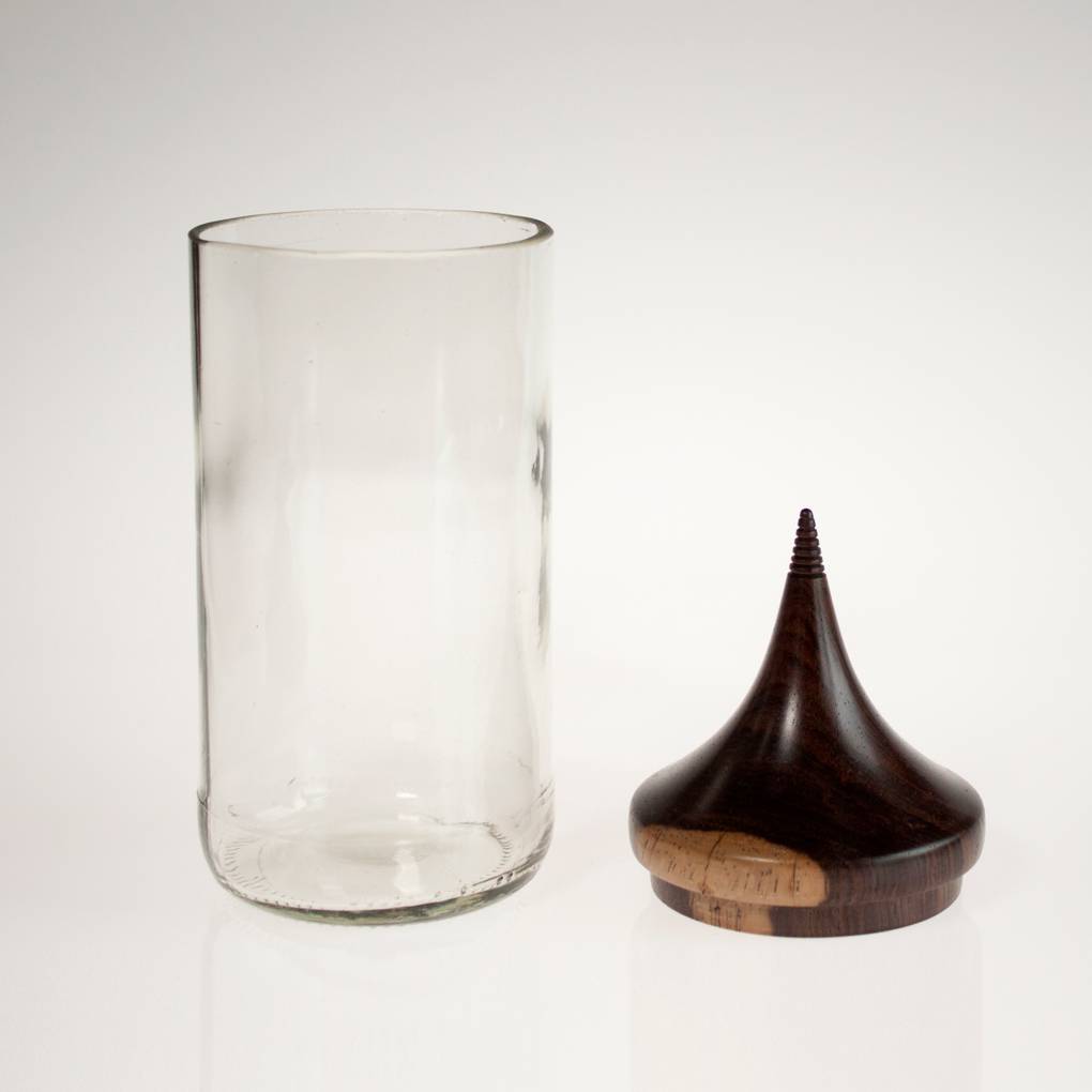 Image of Triangle Clear MidMod Jar