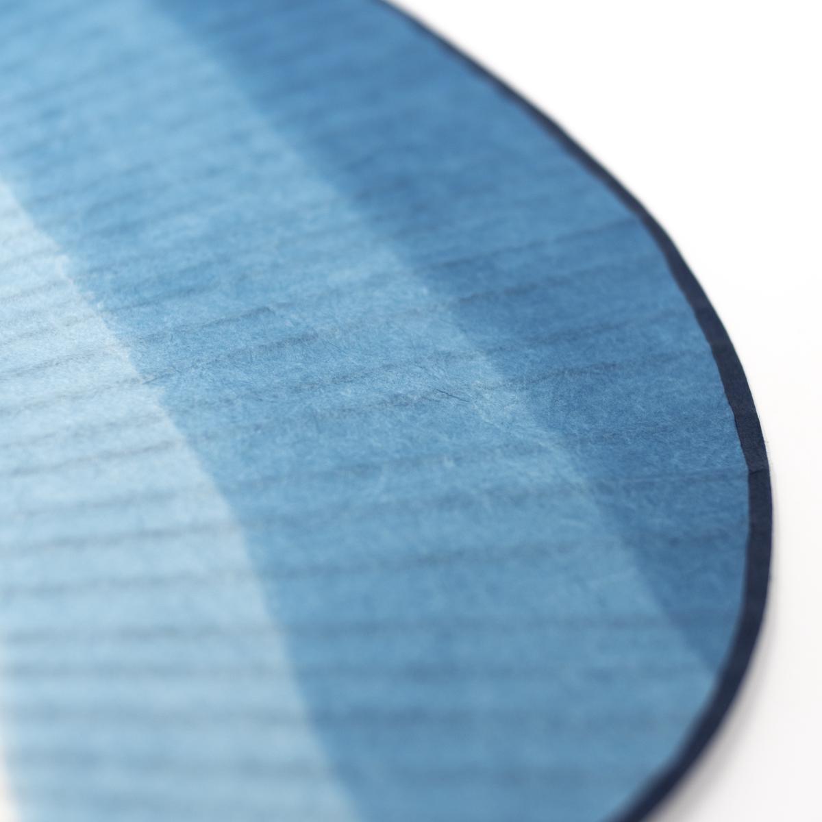 awagami blue fan closeup
