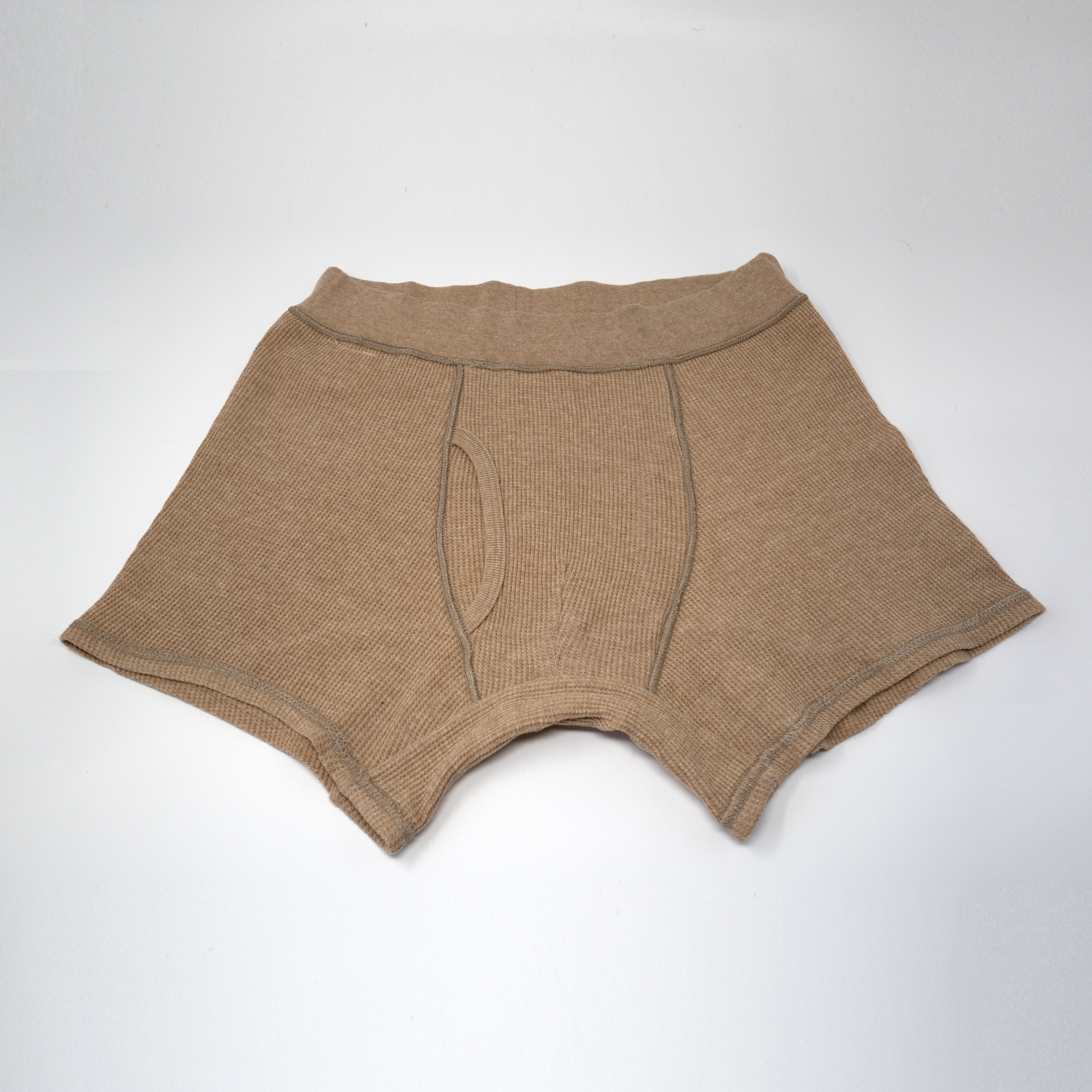 Image of Japanese Waffle Cotton Boxers: Mens