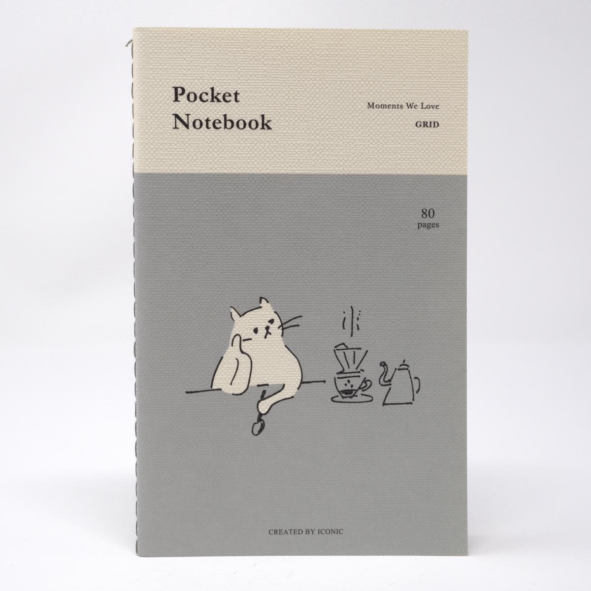 cat pocket notebook front