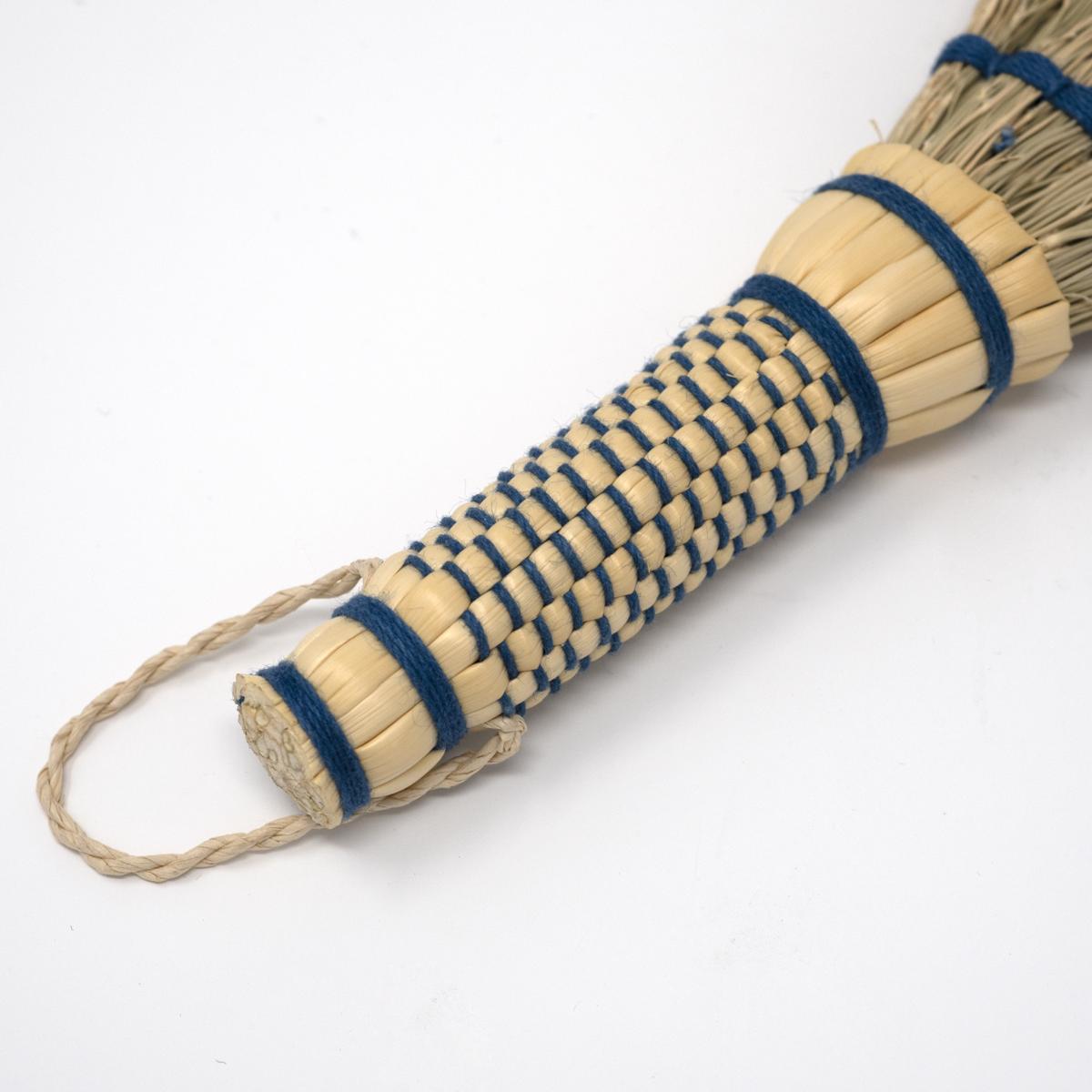 small indigo brush handle reverse