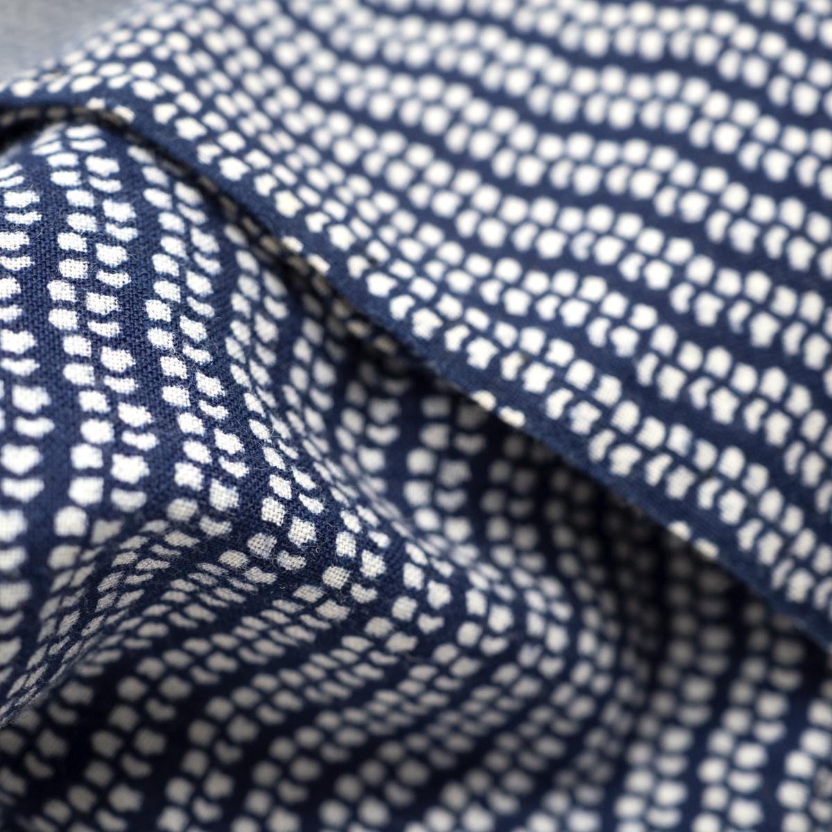 blue and white closeup