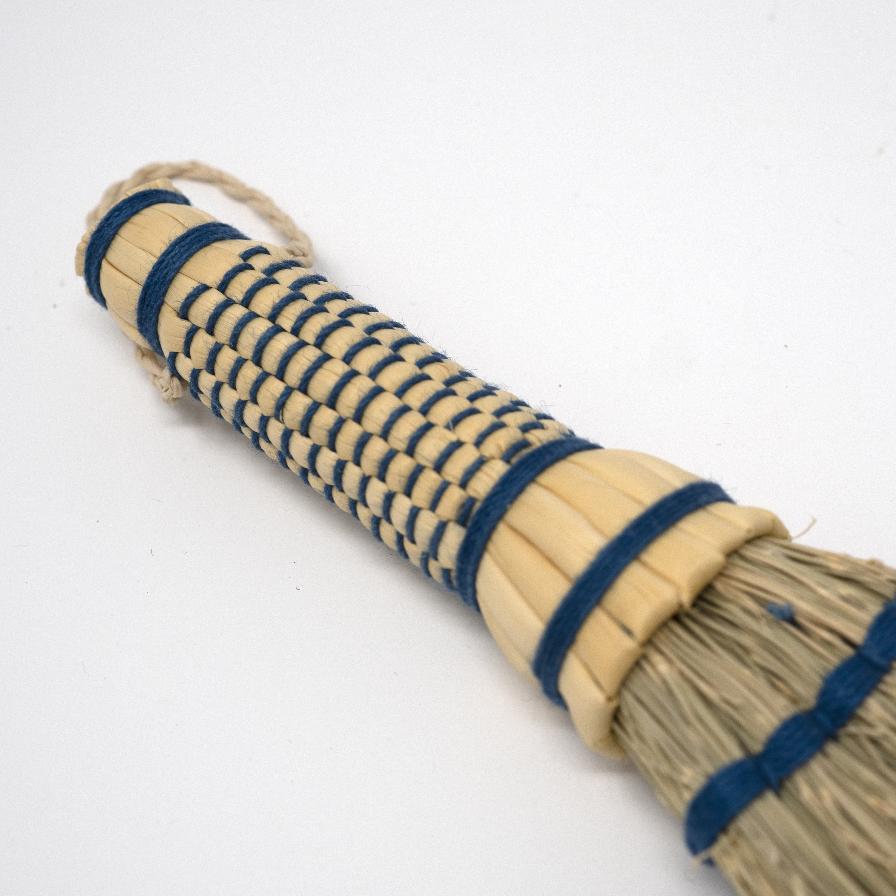 small indigo brush handle