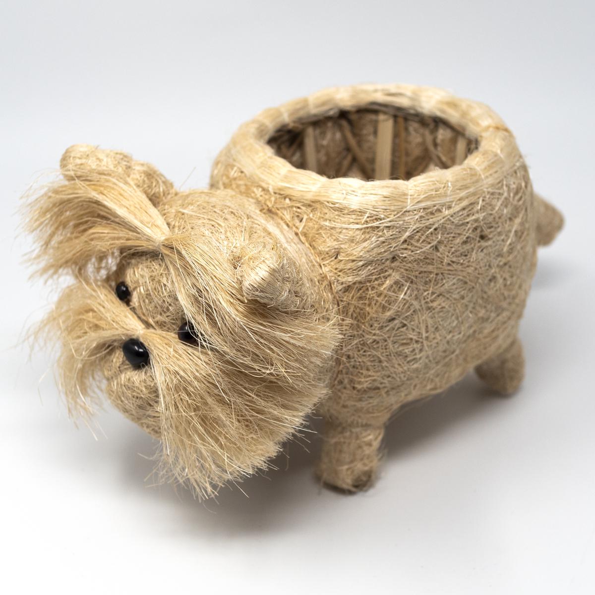 lihka white dog top side angle