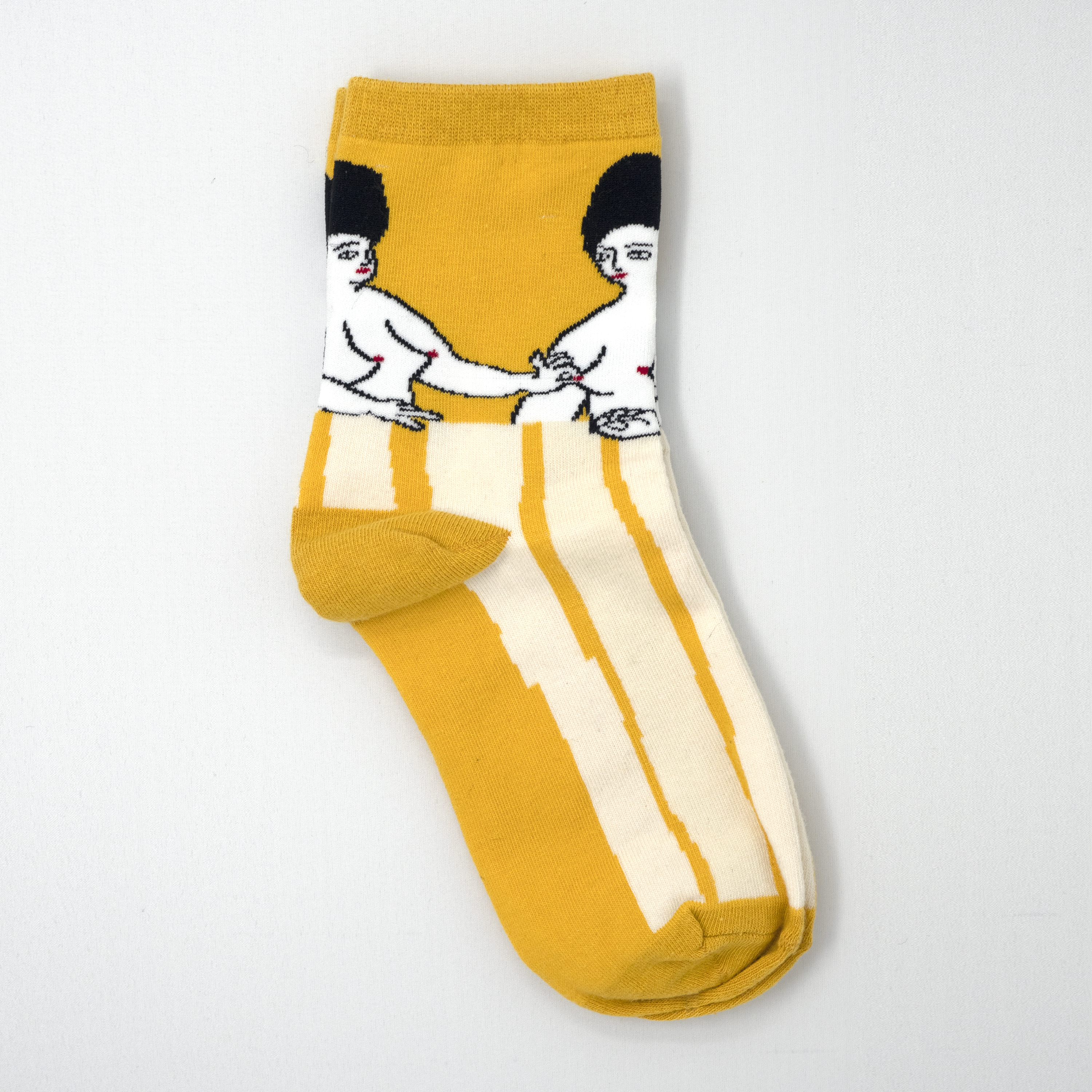 topless women socks close front