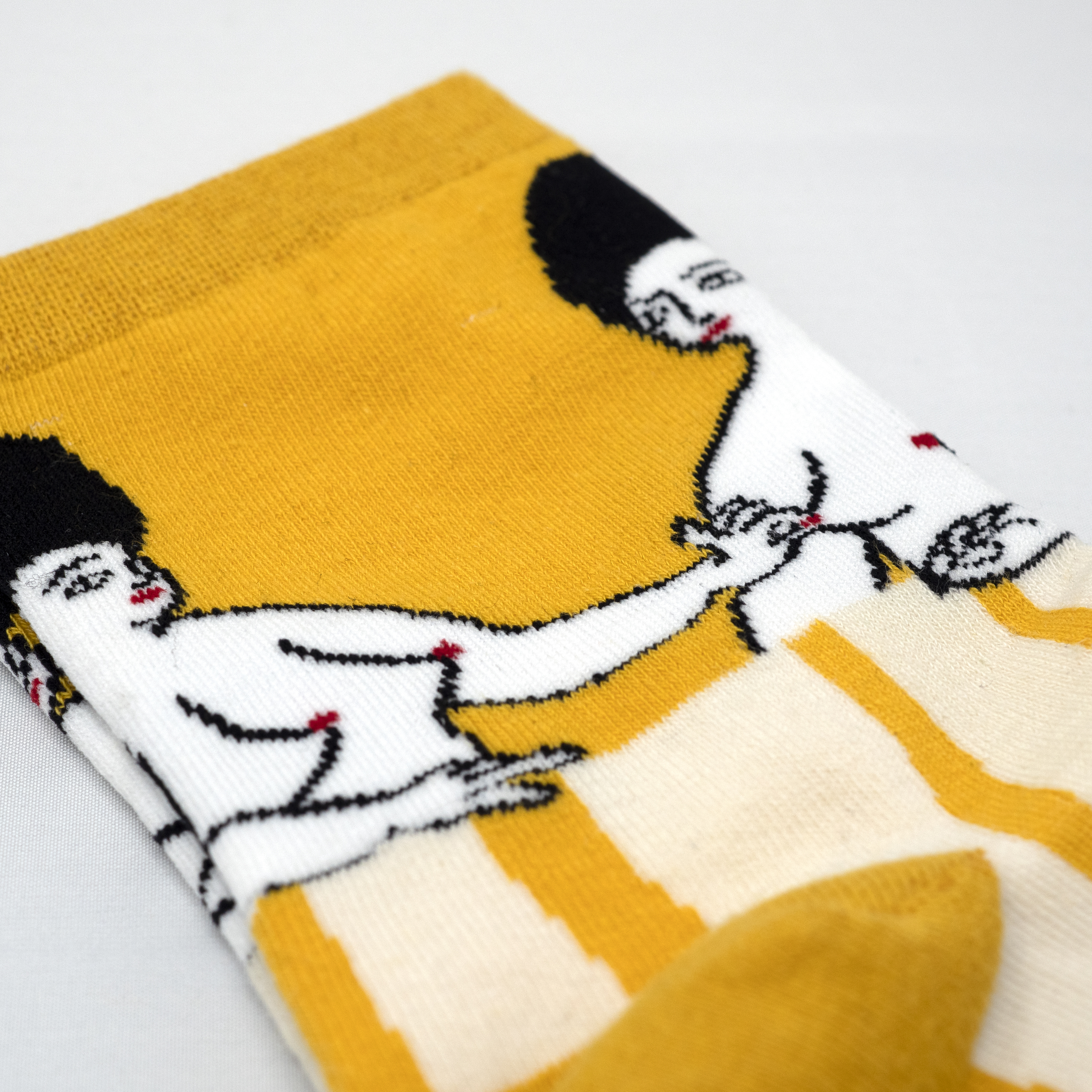 topless women socks close angle