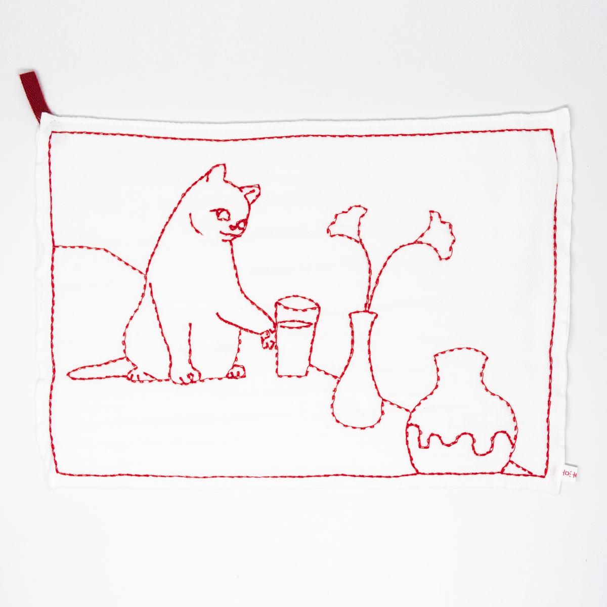 kyototo cat dishcloth