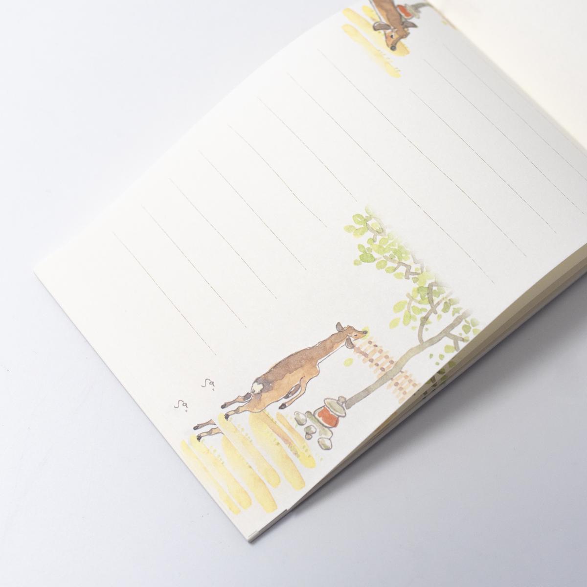 general deer notepad inside