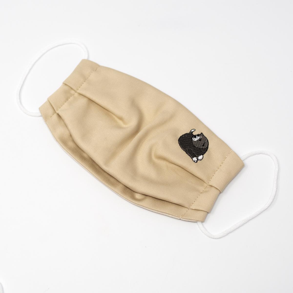 kyototo dog facemasks brown closeup