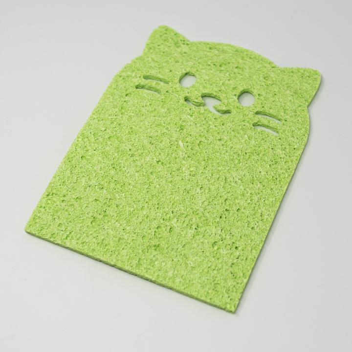 general green cat sponge angle