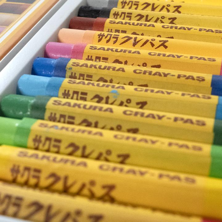 crayons closeup