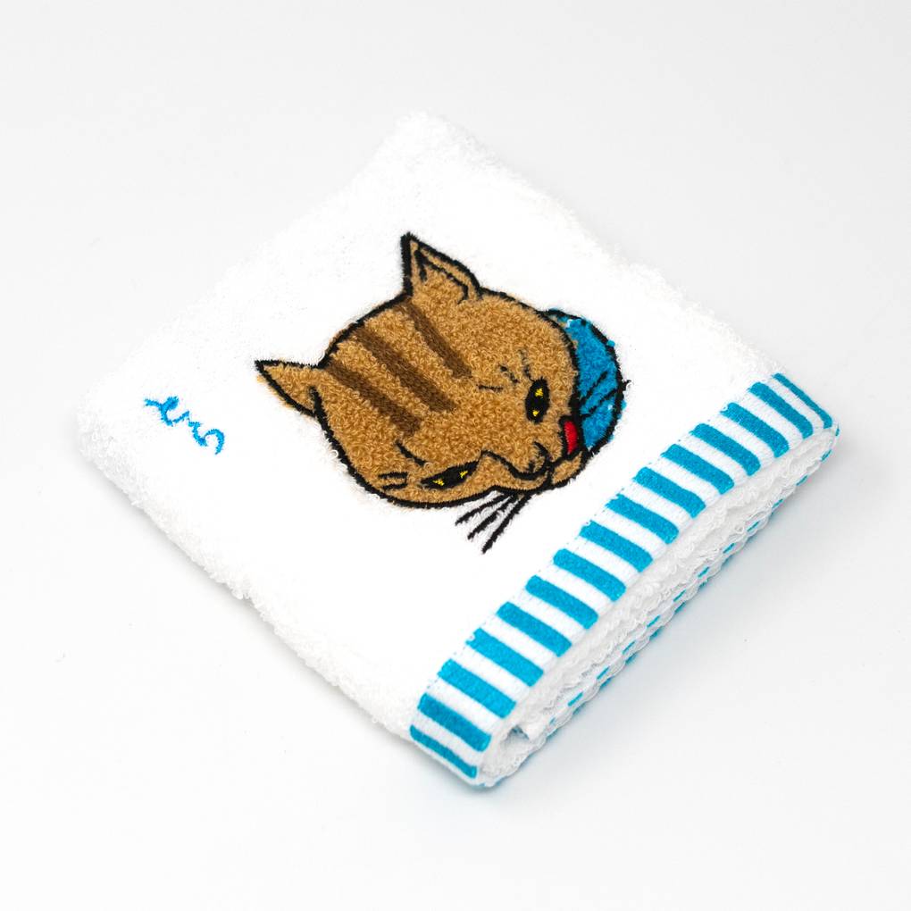 Image of Embroidered Japanese Hand Towel