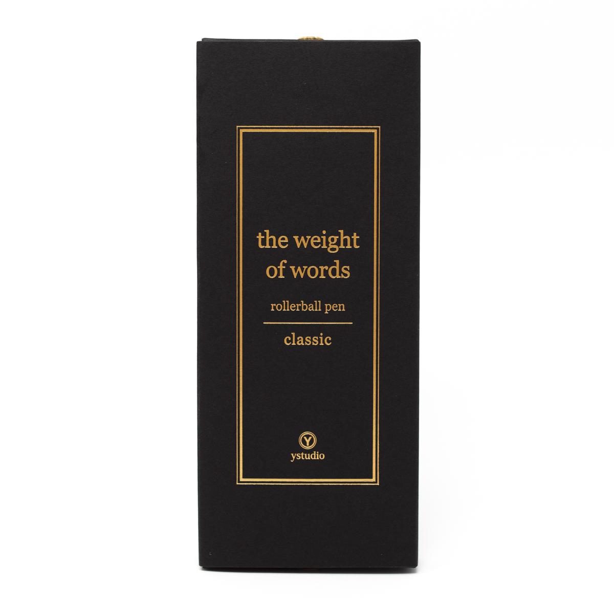 notable y studio ystudio weight of words box