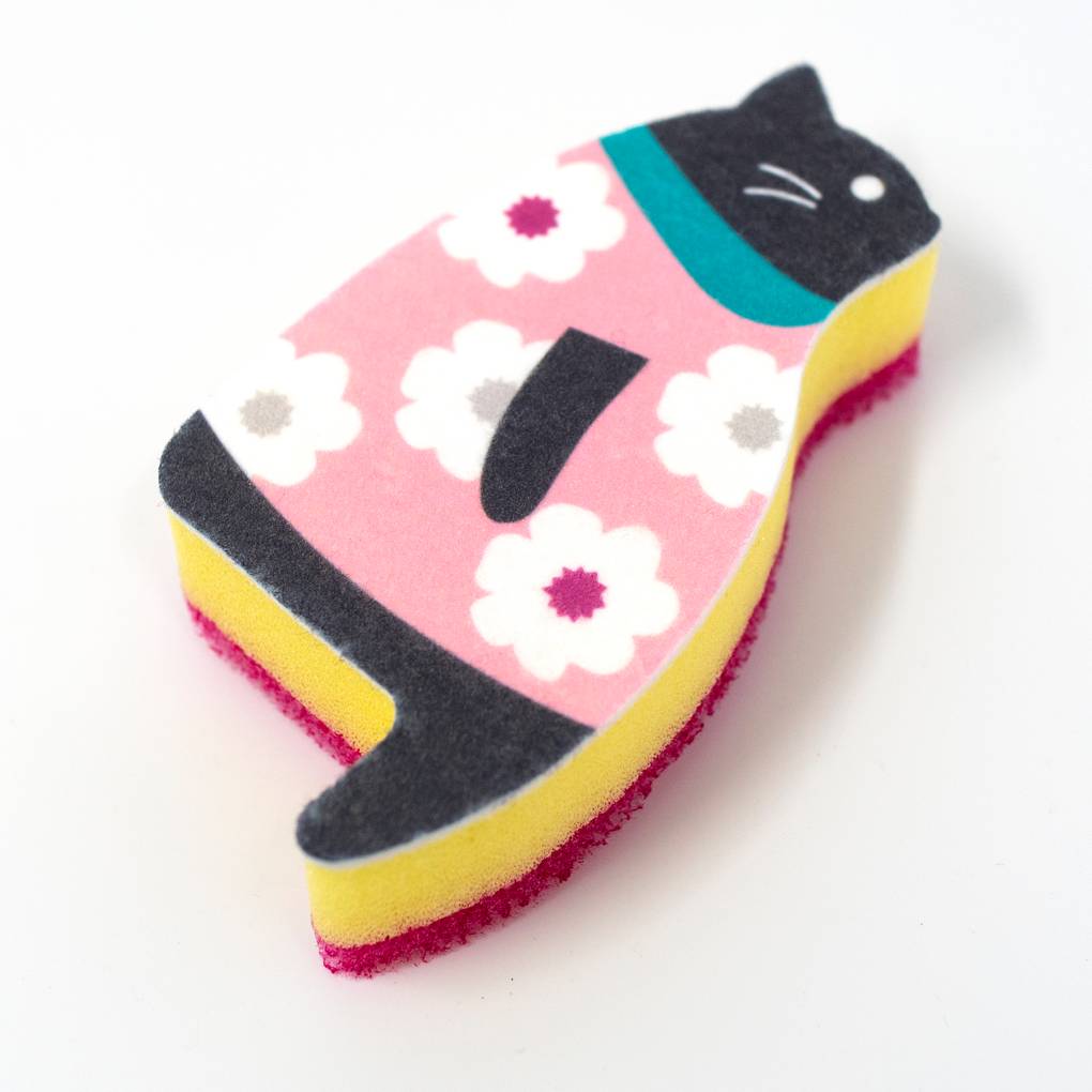 Image of Cat Kitchen Sponge