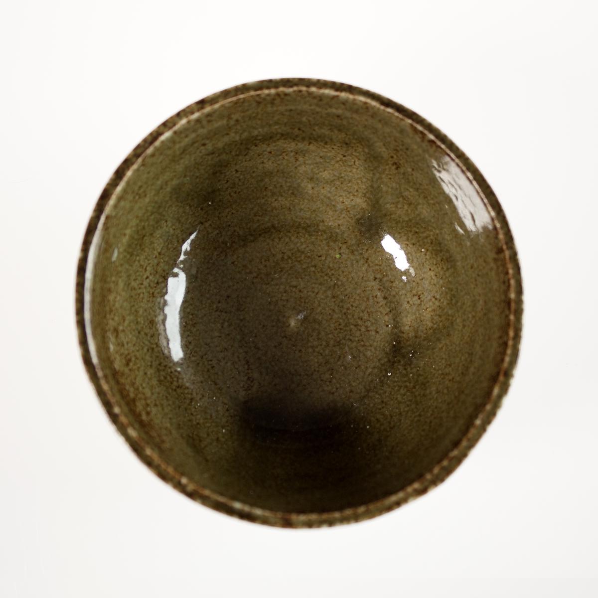 green brown pinchpot top