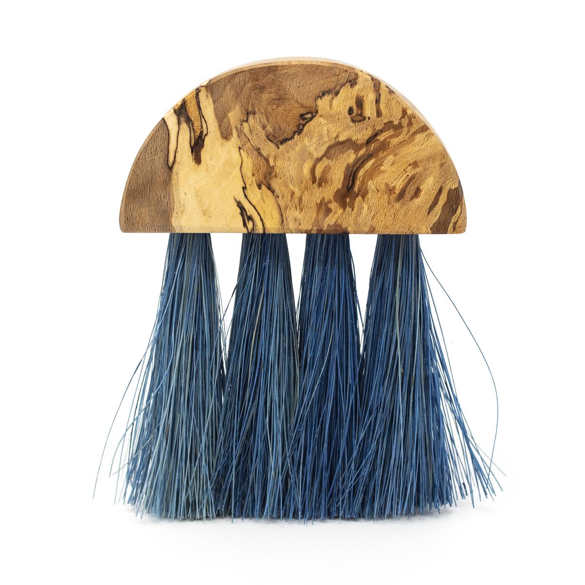 slow made goods small blue brush