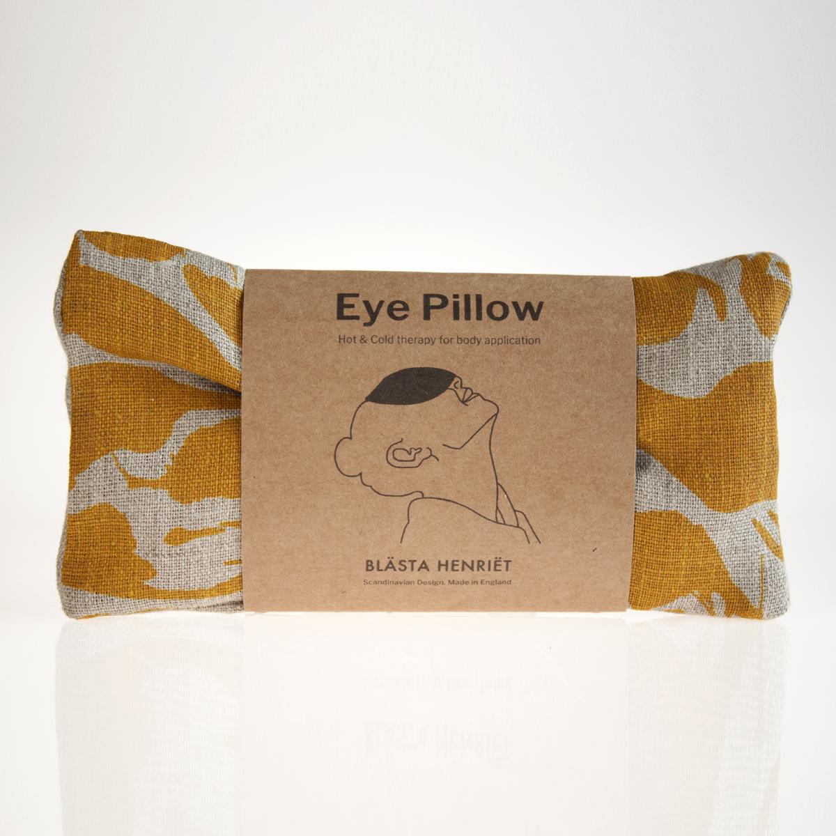 yellow eye pillow