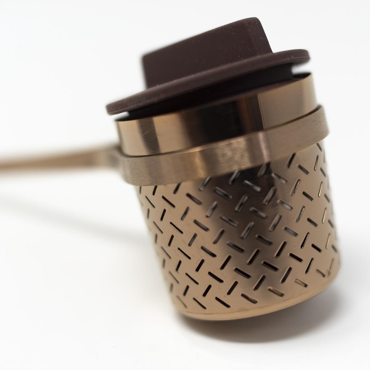 notable tea strainer closeup