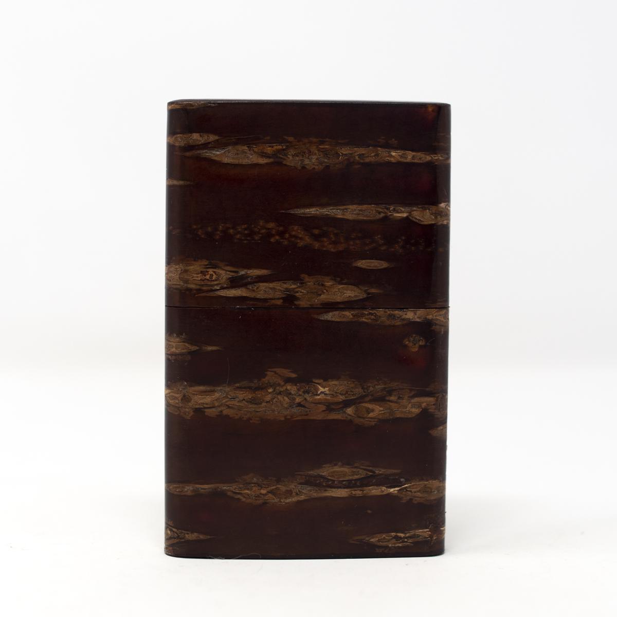 Tomioka dark card case front