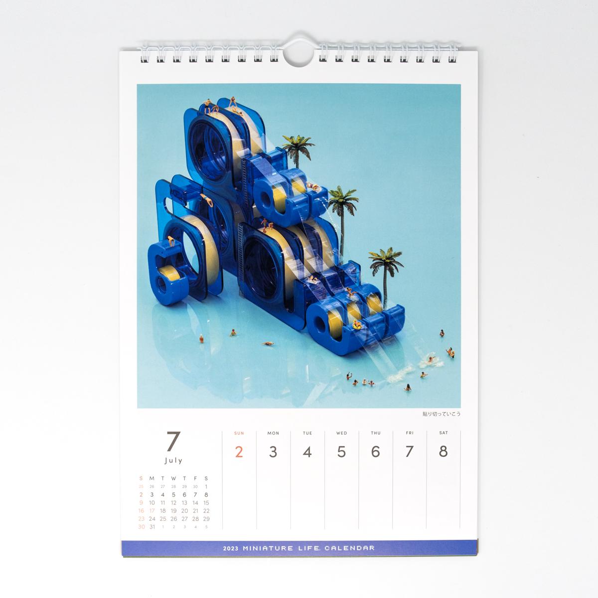 tatsuya tanaka miniature life calendar 2023 inside 6