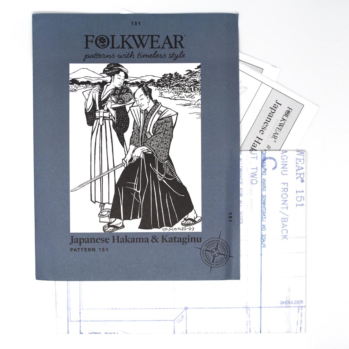 folkwear hakama and kataginu open