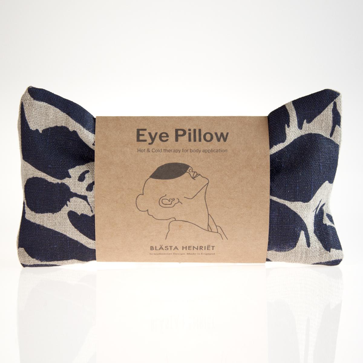 blue eye pillow