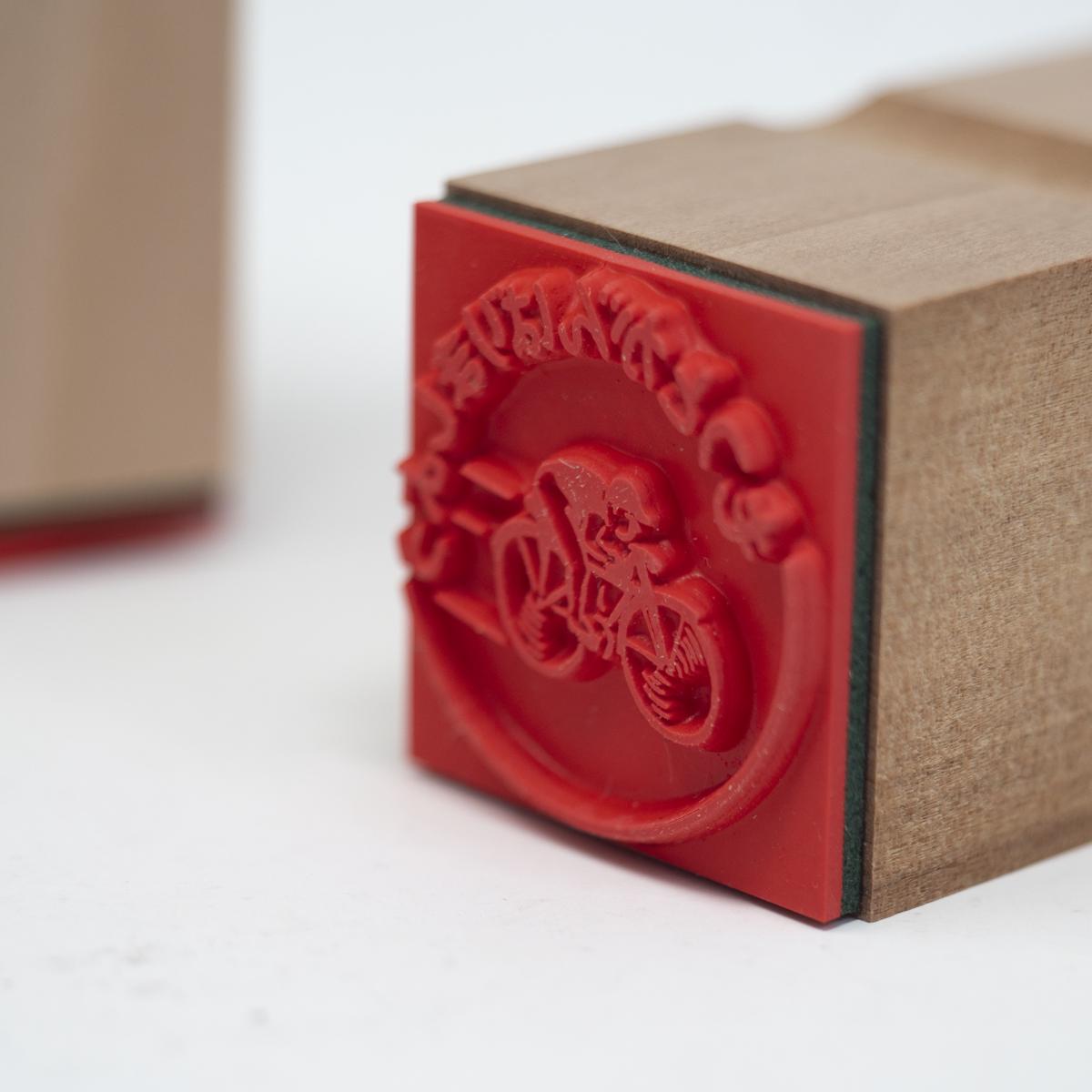 stamp box closeup