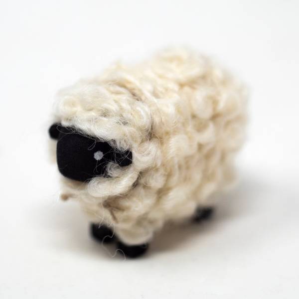 Image of Medium Suffolk Sheep Figurine