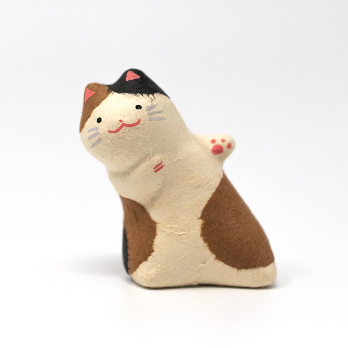 haibara brown black white cat