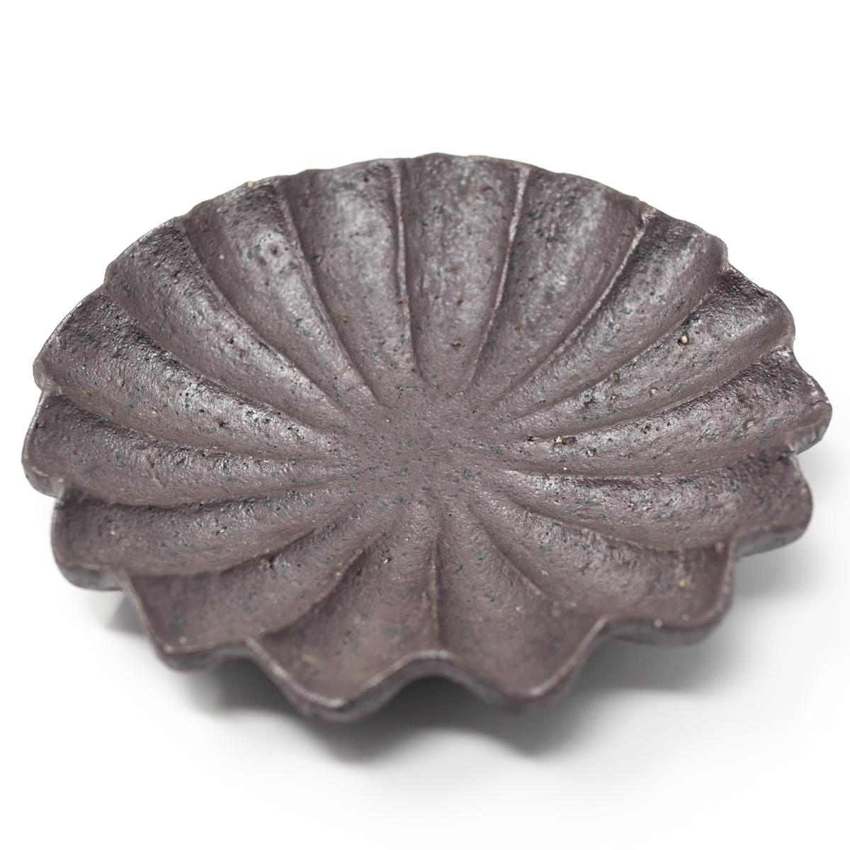 Fumie Suzuki ceramic large black dish top