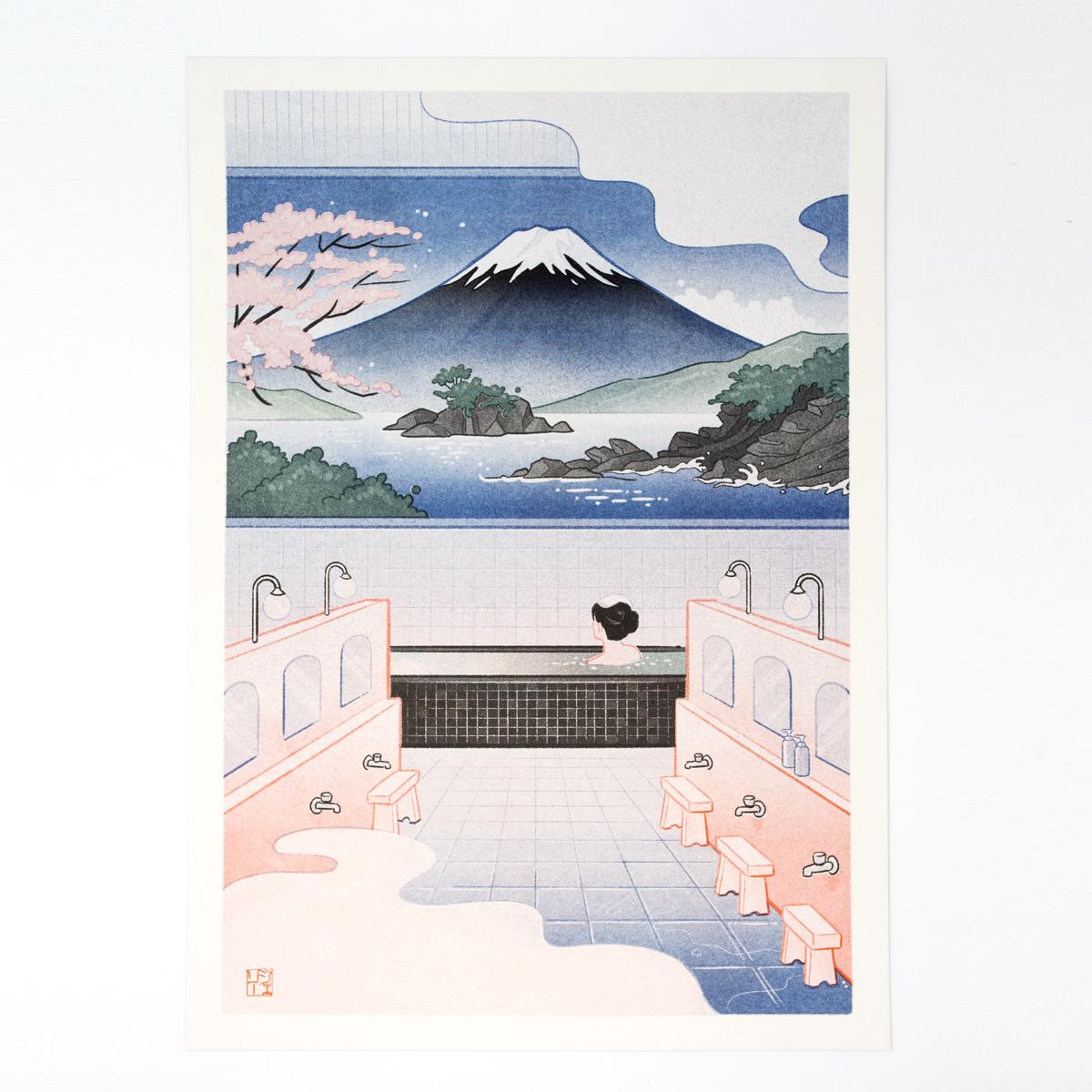 geri draws japan print