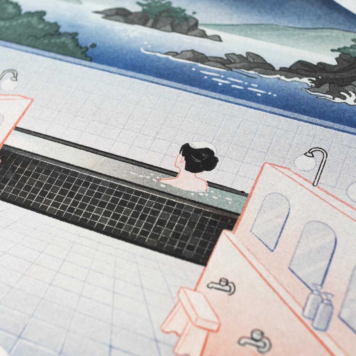 geri draws japan print closeup