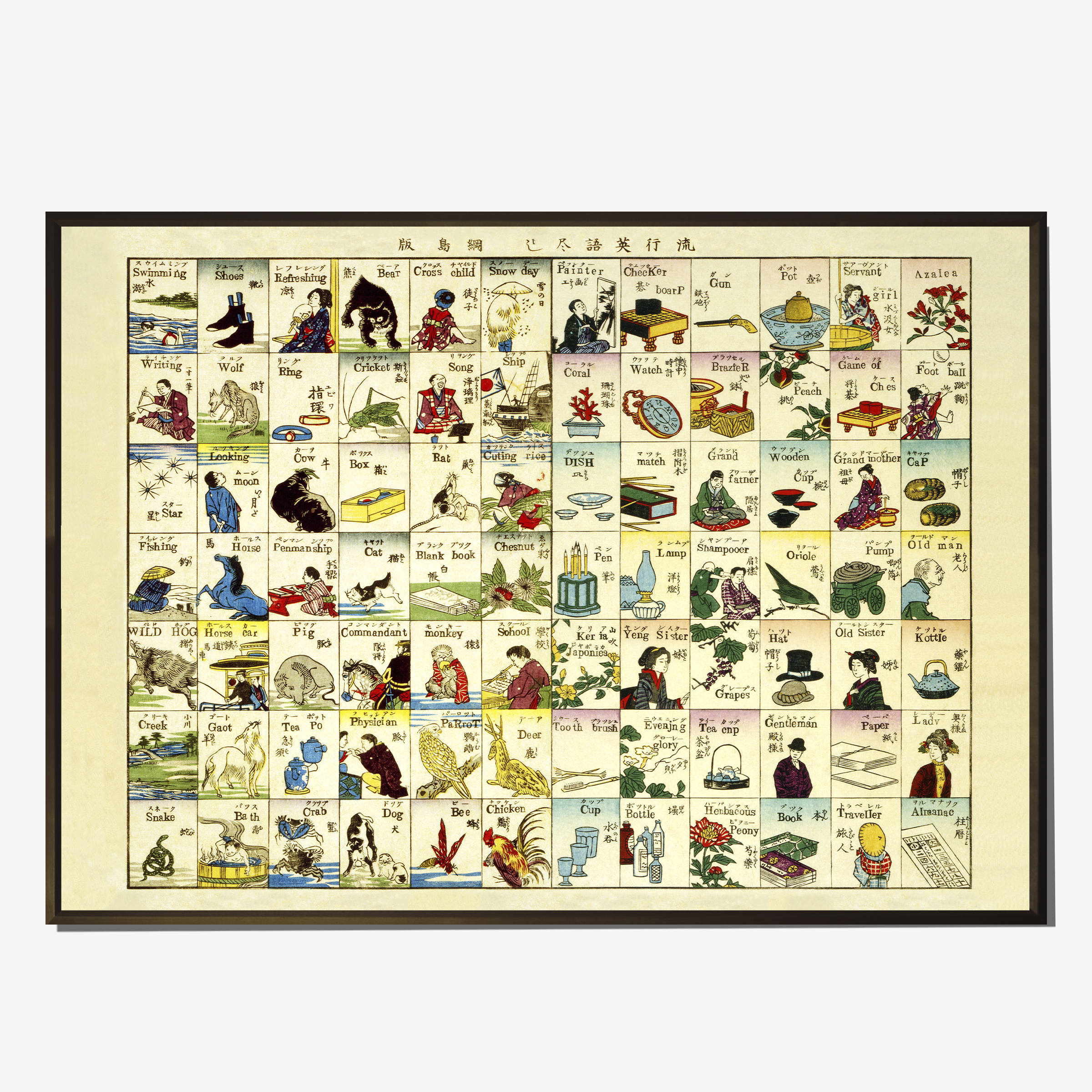 Image of A Fashionable Melange of English Words A2 Print