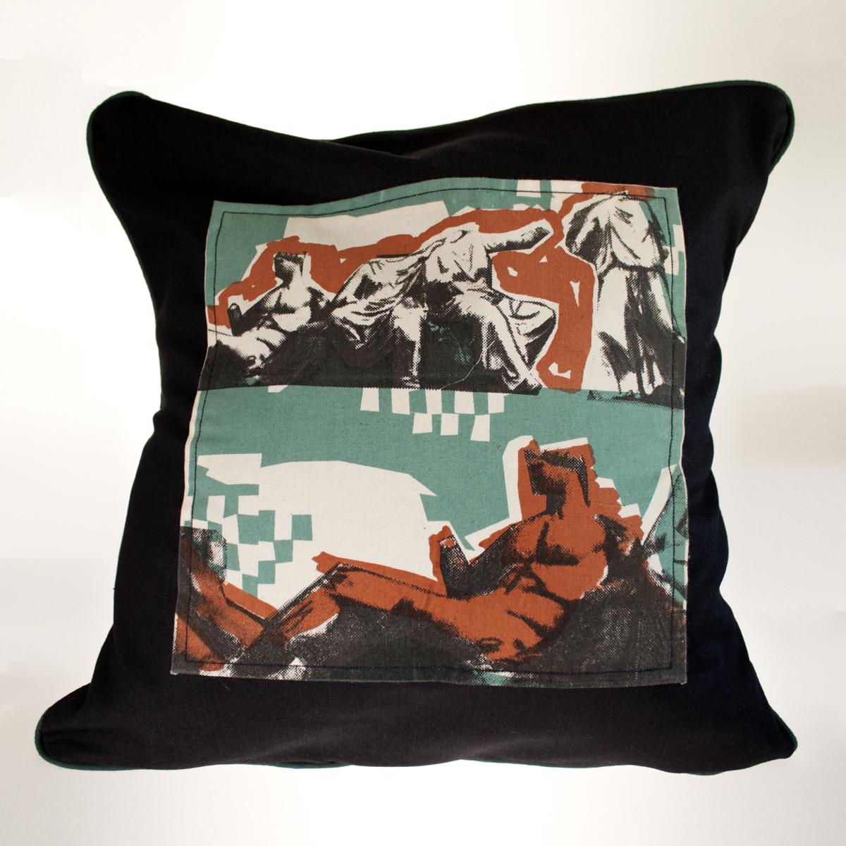black cushion