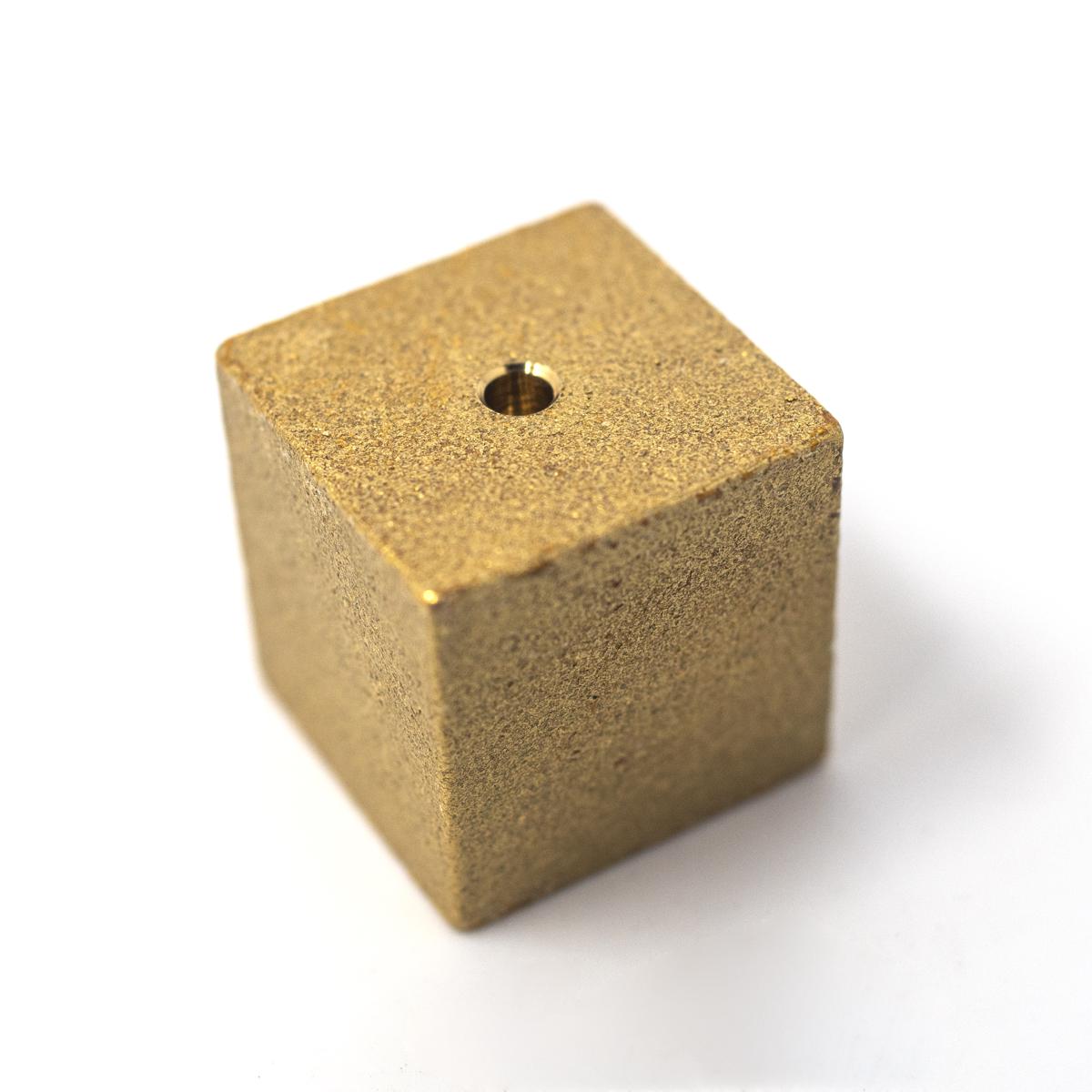 Saikai cube incense holder top angle