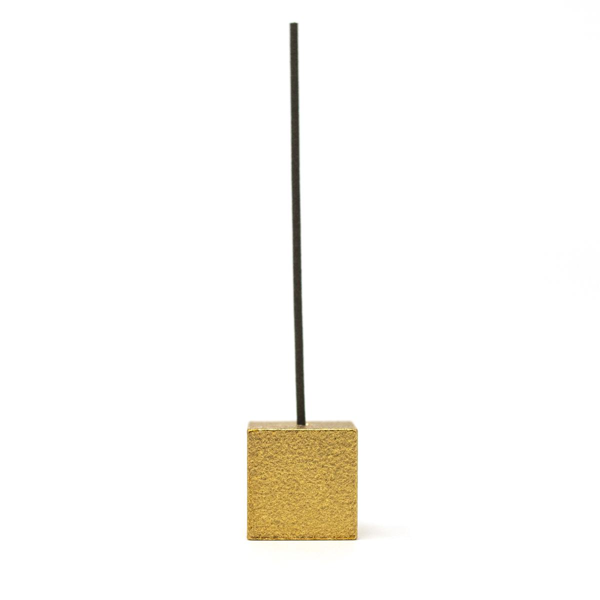 Saikai cube incense holder situ side